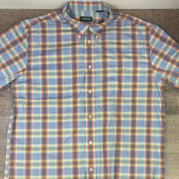 Orvis Men’s Short Sleeve Active Fit Button Down Shirt XL - Picture 1 of 9